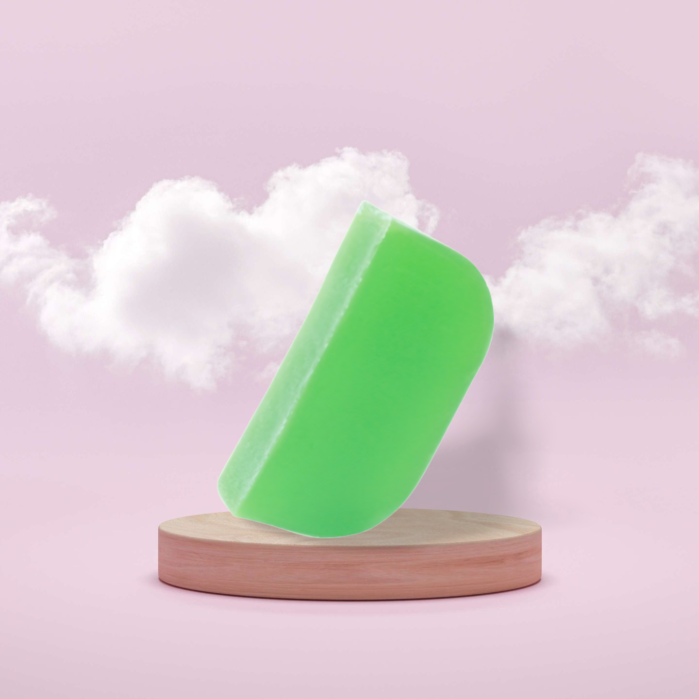 Festes Shampoo mit Arganöl - Thymian & Minze - gegen Schuppen