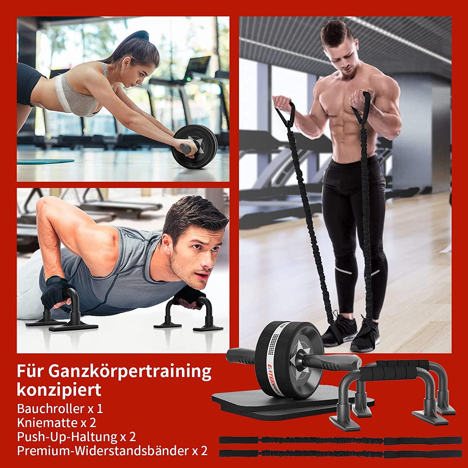 6 in 1 Set - Bauchmuskeltraining – Effektives Ganzkörpertraining - Hoopster.ch