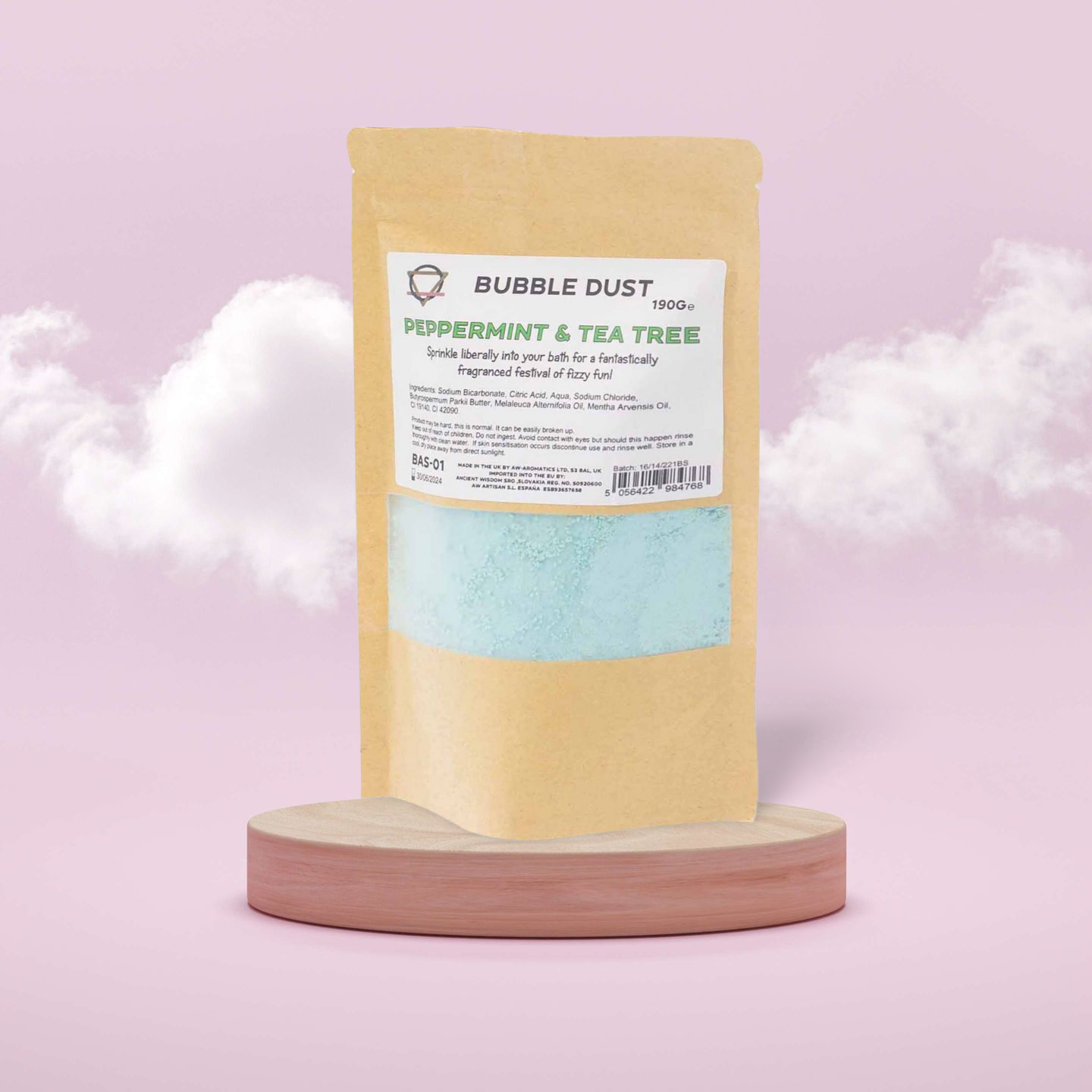 Verwöhnzauber im Bad - Himbeere & schwarzer Pfeffer - Dein Luxus-Badepulver