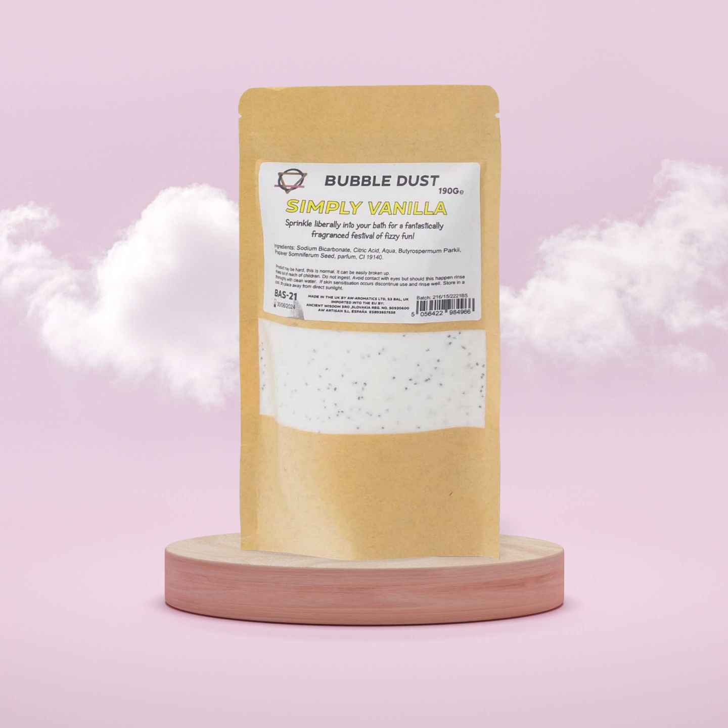 Verwöhnzauber im Bad - Vanille - Dein Luxus-Badepulver